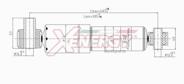 Amortisseur AP XENERGY X080349