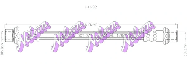 Flexible de frein KAWE H4632