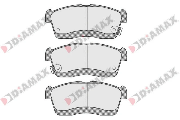 Kit de plaquettes de frein, frein à disque DIAMAX N09520