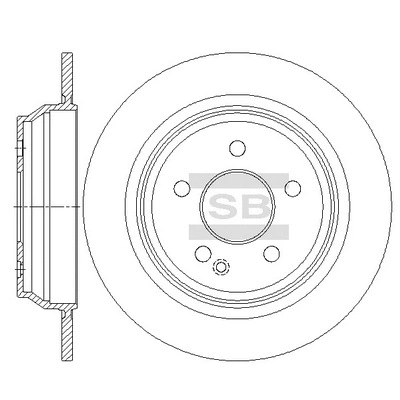 Disque de frein Hi-Q SD5440