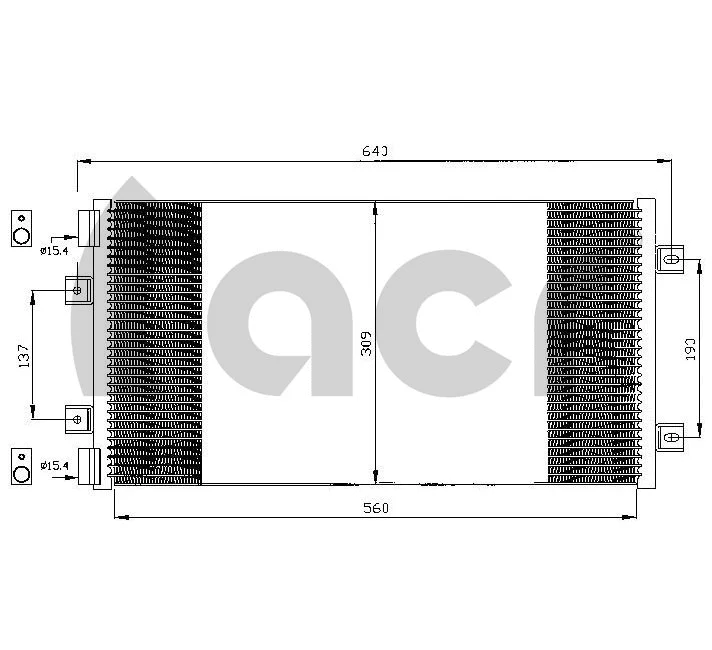 Condenseur, climatisation ACR 300090