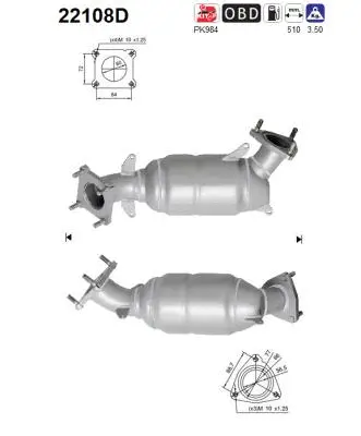 Catalyseur AS 22108D