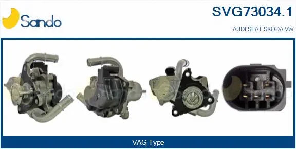 Vanne EGR SANDO SVG73034.1
