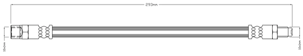 Flexible de frein ABTEX ABH1187