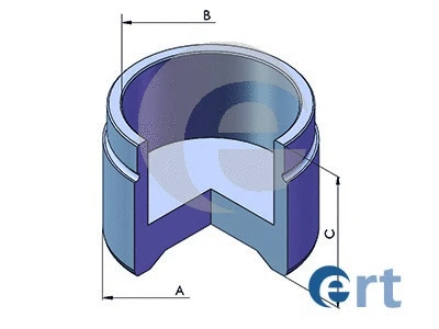Piston, étrier de frein ERT 151031-C