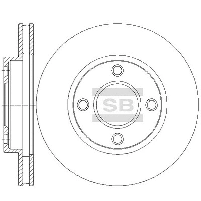 Disque de frein Hi-Q SD4265