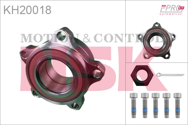 Kit de roulements de roue NSK KH20018