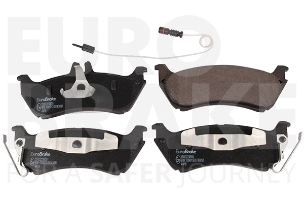 Kit de plaquettes de frein, frein à disque EUROBRAKE 5502223359