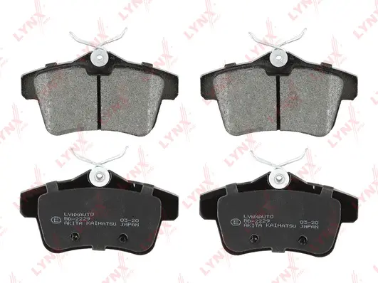 Kit de plaquettes de frein, frein à disque LYNXAUTO BD-2229