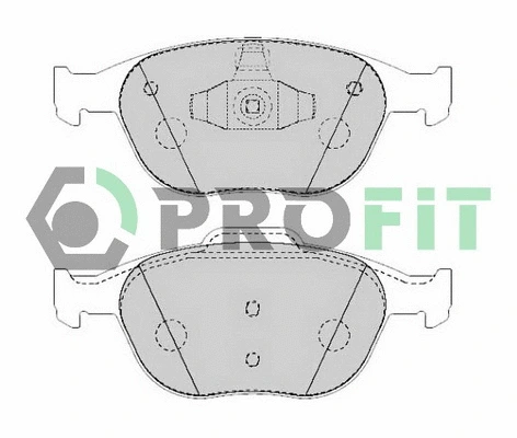 Kit de plaquettes de frein, frein à disque PROFIT 5000-1568 C