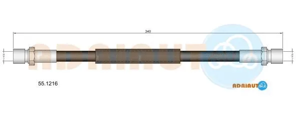 Flexible de frein ADRIAUTO 55.1216