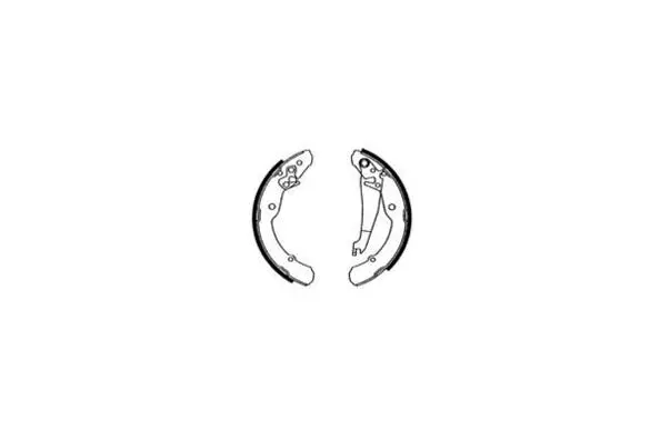 Jeu de mâchoires de frein E.T.F. 09-0544