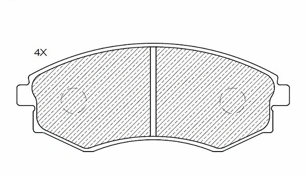 Kit de plaquettes de frein, frein à disque KLAXCAR FRANCE 24834z