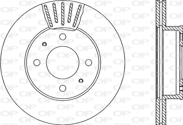 Disque de frein OPEN PARTS BDR2289.20