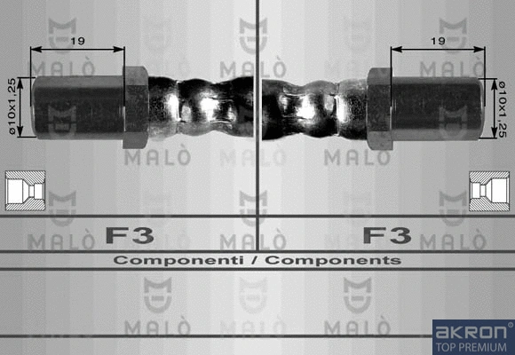 Flexible de frein AKRON-MALÒ 8511