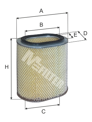 Filtre à air MFILTER A 238