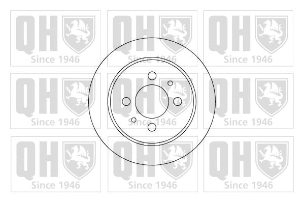 Disque de frein QUINTON HAZELL BDC4880