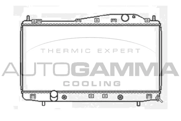 Radiateur, refroidissement du moteur AUTOGAMMA 103953