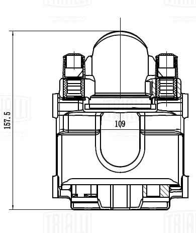 Étrier de frein TRIALLI CF 084719