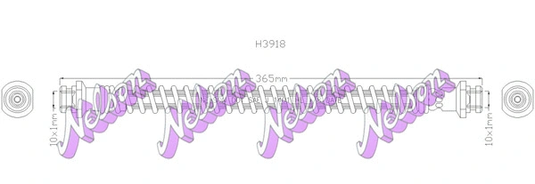 Flexible de frein KAWE H3918