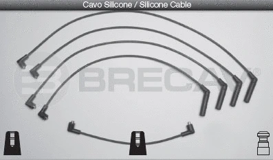 Kit de câbles d'allumage BRECAV 28.523