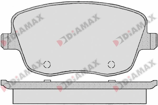 Kit de plaquettes de frein, frein à disque DIAMAX N09554