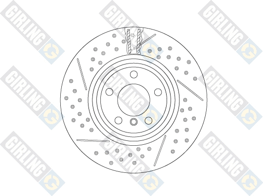 Disque de frein GIRLING 6066065