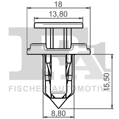 Clip, enjoliveur FA1 74-20003.5