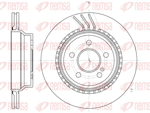 Disque de frein REMSA 6760.10
