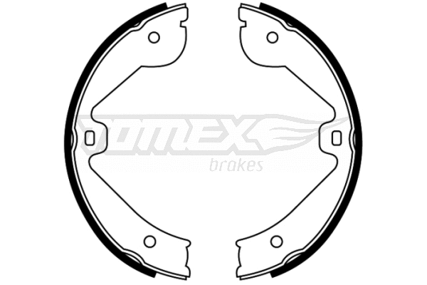 Jeu de mâchoires de frein TOMEX Brakes TX 22-67