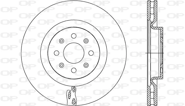 Disque de frein OPEN PARTS BDR2772.20