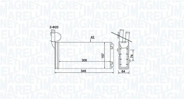 Système de chauffage MAGNETI MARELLI 350218474000