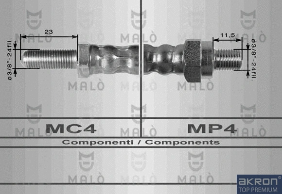 Flexible de frein AKRON-MALÒ 8025