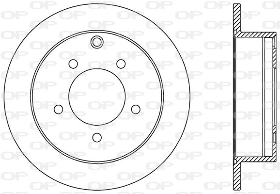 Disque de frein OPEN PARTS BDA2588.10