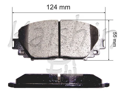Kit de plaquettes de frein, frein à disque KAISHIN FK2253