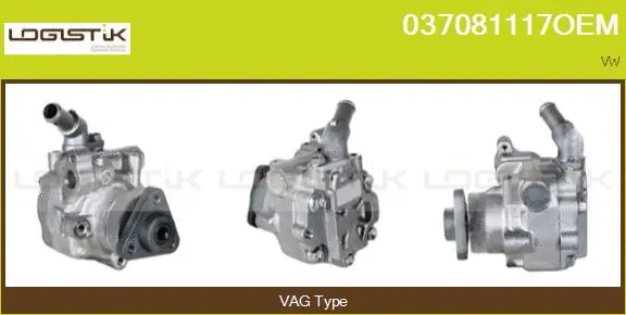 Pompe hydraulique, direction LGK 037081117OEM