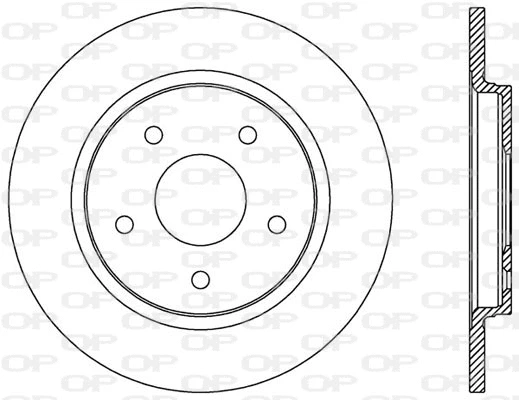 Disque de frein OPEN PARTS BDA2533.10