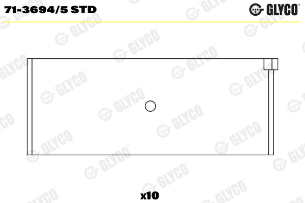 Coussinet de tête de bielle GLYCO 71-3694/5 STD