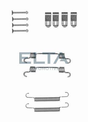 Kit d'accessoires, mâchoires de frein de stationnement ELTA AUTOMOTIVE EA8177