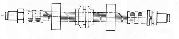 Flexible de frein CEF 511558