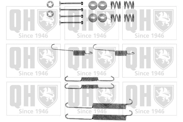 Kit d'accessoires, mâchoire de frein QUINTON HAZELL BFK400