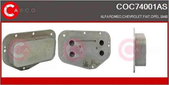 Radiateur d'huile CASCO COC74001AS