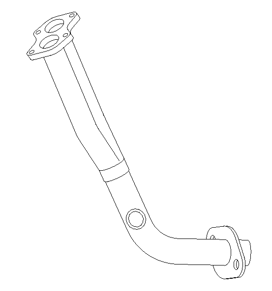 Tuyau d'échappement Vellerand 10847