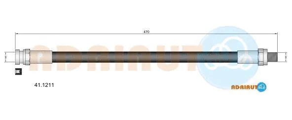 Flexible de frein ADRIAUTO 41.1211