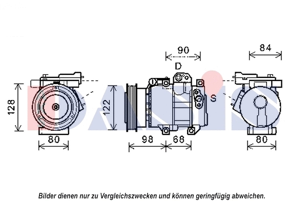 Compresseur, climatisation AKS DASIS 852576N