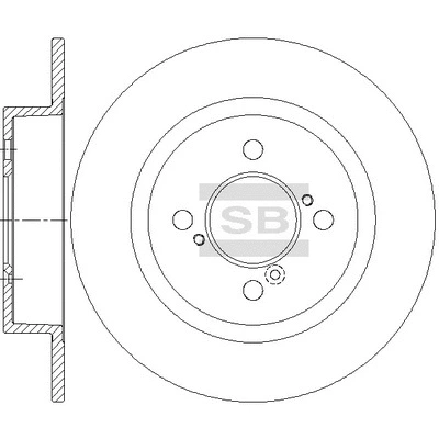 Disque de frein Hi-Q SD4814