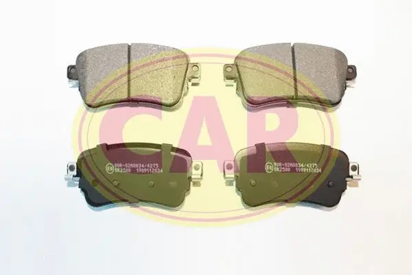 Kit de plaquettes de frein, frein à disque CAR PNT4302