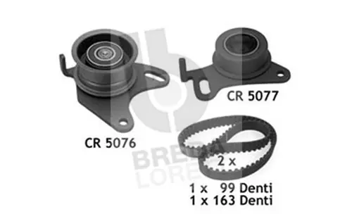 Kit de courroie crantée BREDA LORETT KCD0164