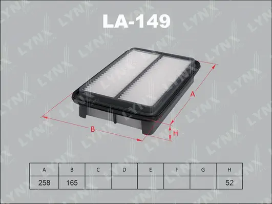 Filtre à air LYNXAUTO LA-149
