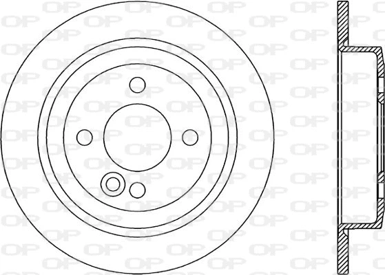 Disque de frein OPEN PARTS BDR1889.10